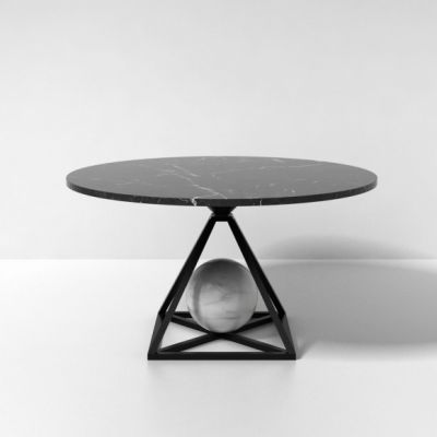 Marble Contrepoids Dining Table