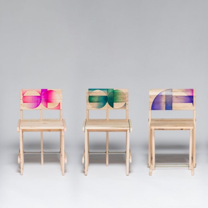 Patterned Pallet Chair