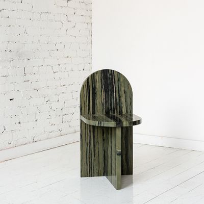 Stone Tombstone Chair