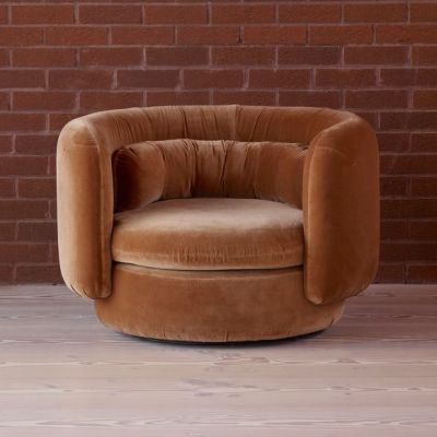 Group armchair with fixed base