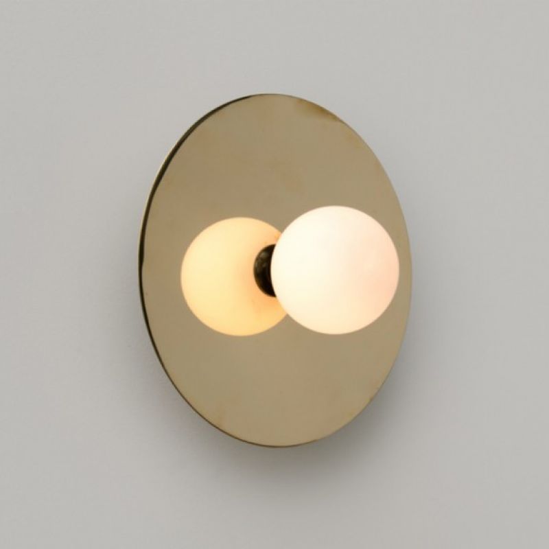Disc and Sphere Wall Light