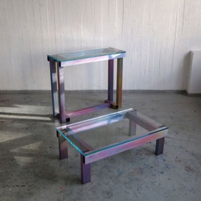 Anodized tables