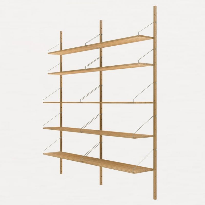 Shelf library Natural H1852