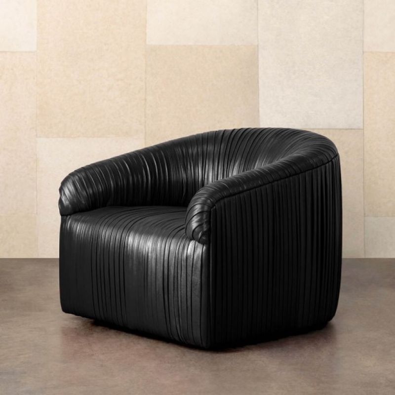 SOUFFLE CLUB CHAIR - RUCHED
