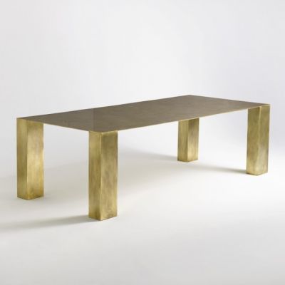 Brass diing table